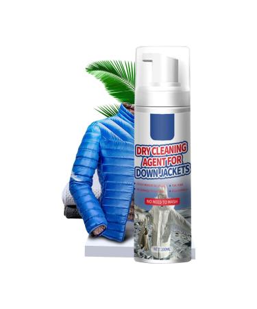 Dry Cleaning Foam | Quick Cleaning Down Wear Detergent - Dry Cleaning Sprays Down Jacket Wash- Foam-Type Fabric Cleaner for All Kinds of Fabric 200ml Laoxi