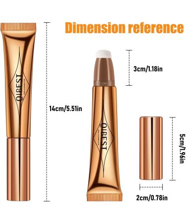 Vesaneae Contouring Stick Beauty Wand Contouring Face Blush Liquid Stick Contouring Makeup Bronzer Stick Liquid Glitter Face Highlighter Stick With Cushion Applicator Highlighter - Buy Online on GoSupps.com