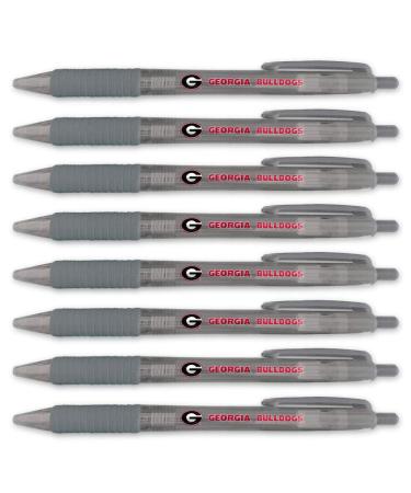 University of Georgia Bulldogs Translucent 8 Pen Set 2504