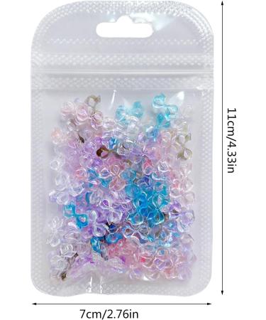 FEIlei 3D Decor Nail Jewelry Elegant Resin Flower Design DIY Bows Wedding Nail Charms - Buy Online on GoSupps.com