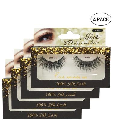 4 Pairs Miss Lash 100% Handmade Tapered 3D Volume Lashes M365 - International Shipping Available - Buy Online on GoSupps.com