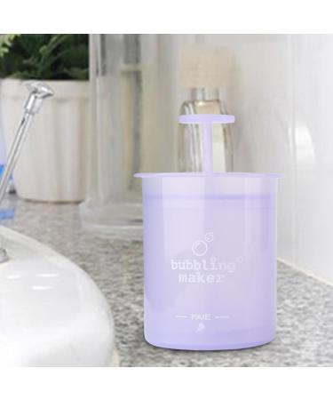 Foam Maker Soap Foamer Portable Facial Cleanser Foaming Bottle - Ergonomic Pump Facial Cleansing Tool Cleansing Foam Maker for All Skin Types purple - Buy Online on GoSupps.com