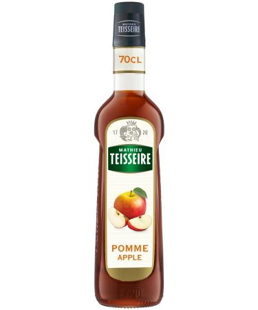 Apple Syrup Mathieu Teisseire for drinks cocktails with or without alcohol sodas 70cl bottle