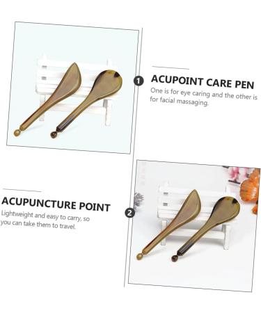 Buy Gleavi 2-Piece Hand Tools for Facial Massage Gua Sha & Acupressure Pencil - Manual Body Care Tools for Acupuncture Point Care Fast International Shipping - Buy Online on GoSupps.com