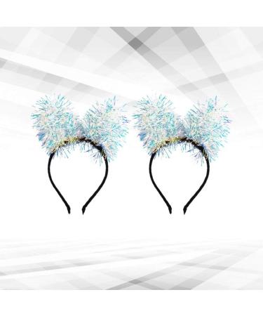 TOYANDONA Kids Hair Hoop 2pcs Tiara Hair Ties Hair Bands Kids Party Hairband Party Hair Hoop Headband Aldult Press Card Child - Buy Online on GoSupps.com