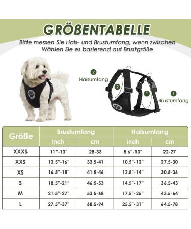 Slowton Dog Harness with Safety Belt for Car - Breathable Latex Network Tissue Puppy Harness - XXXS Black - Ideal for Everyday Sports - Buy Online on GoSupps.com