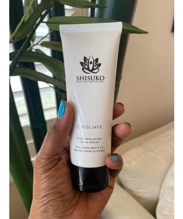 Shisuko Exfoliating Face Polish - Renewed Glow 2-in-1 Gentle Cleanser | Smooth & Brighten | Sugar-Derived Formula - 4 oz - Buy Online on GoSupps.com