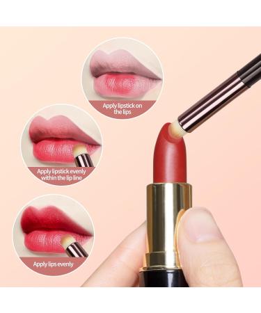 Simfree 2 Pieces Lip Brushes Lip brush for lipstick Lip Blending Brush with Lid Lip Brush Applicator with Cap Retractable brushes Portable Lip Liner Brush Lip Gloss Eyeshadow Smudge Brush - Buy Online on GoSupps.com