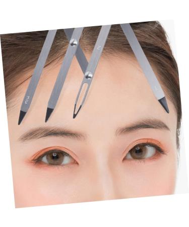 POPETPOP 3 pcs Ratio Silver Eyebrow Steel Position Tattooing Stainless Flexible Ruler Gold Tool Measuring - Buy Online on GoSupps.com