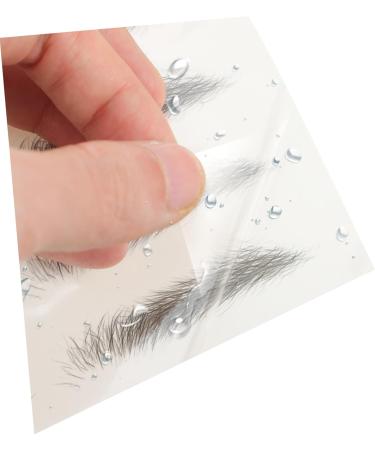 Baluue 72 Pcs Eyebrow Stickers Fake Eyebrows Waterproof Makeup Eyebrow Tool Makeup Stickers Black Soy Ink - Buy Online on GoSupps.com