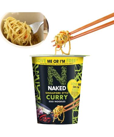 Naked Singapore Style Curry Egg Noodles Pot 78g - Buy Online on GoSupps.com