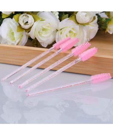 100pcs Crystal Pink Eyelash Mascara Brushes | G2PLUS Makeup Kit - Buy Online on GoSupps.com