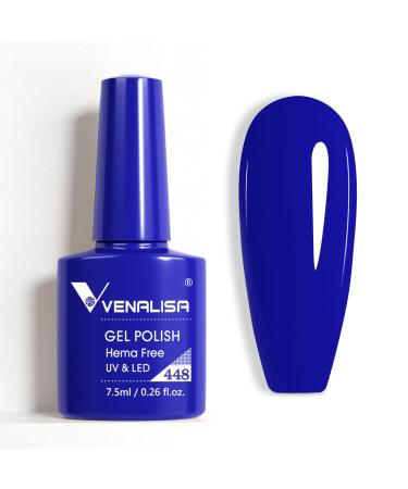 VENALISA Blue Gel Nail Polish 1 Pcs Royal Blue Color Gel Polish Soak Off UV Gel DIY at Home Manicure Salon Nail Art For Girls Women