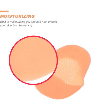 2pairs Socks Foot Protection Covers Men Sock Lotion for Men Foot Covers Men Loafers Shoes Foot Care Covers Invisible Boots Protective Cover Protector Men's Cover Spandex White complexion - Buy Online on GoSupps.com