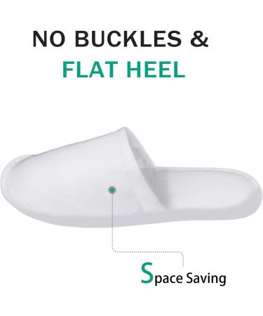 Premium Disposable White Hotel Slippers - 100 Pairs | Universal Size for Men & Women | Ideal for Hotels Spas & Guests - Buy Online on GoSupps.com