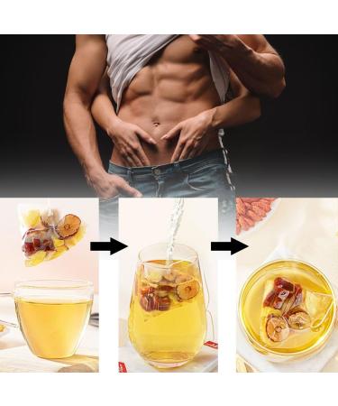 Yuanqi Four Treasures Tea for Men Ginseng Four Treasures Tea for Men Chinese Four Treasures Tea kidney tea (3 PCS) - Buy Online on GoSupps.com
