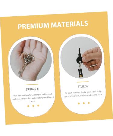 DOITOOL 1 Set Lipstick Set Lip Balm Set Toiletry Travel Containers Nail Art Supplies Perfume Mini Leather Wristlet Keychain Retainer Holder Cap Holder Travel Hand Neoprene Wrist Band Gourd - Buy Online on GoSupps.com