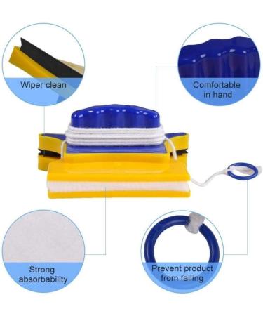 Double-Sided Magnetic Window Glass Brush Flexible Magnet Cleaner Wiper - Buy Online on GoSupps.com