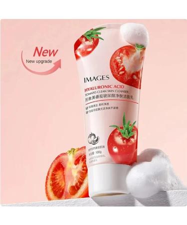 Tomato Hyaluronic Acid Essence Set - Facial Cleanser Moisturizing Serum Hydrating Toner & Eye Cream | Perfect Skincare Gifts for Women - Buy Online on GoSupps.com