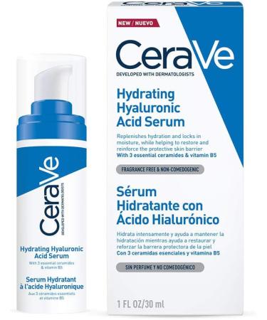 CeraVe Hydrating Hyaluronic Acid Serum 30ml - For All Skin Types - Buy Online on GoSupps.com