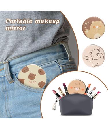 Pocket Mirror Set - 6 Piece Mini Travel Makeup Compact Mirrors for Women - Buy Online on GoSupps.com