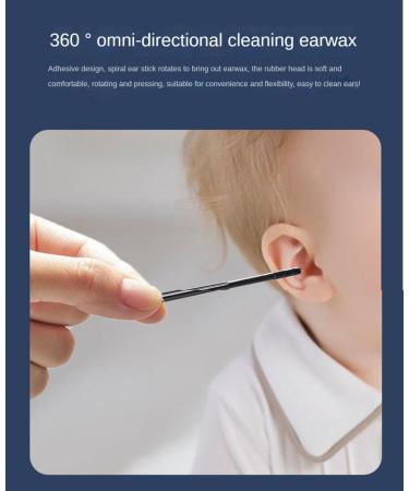 Ear Scoop Disposable Sticky Ear Stick Ear Cleaning Adhesive Ear Hollowing Stick Ear Wax Cleaner (Pack of 40) - Buy Online on GoSupps.com