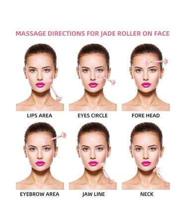 Jade Roller and Gua Sha Set - Enhance Your Skincare Routine | International Shipping Available - Buy Online on GoSupps.com