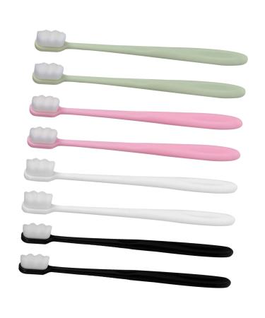 Ipetboom 8st physiotherapy sport shoulder upholstered tooth cleaning brush adult toothbrush toothbrush travel toothbrush portable toothbrush hairy toothbrush clean mouthwash tools