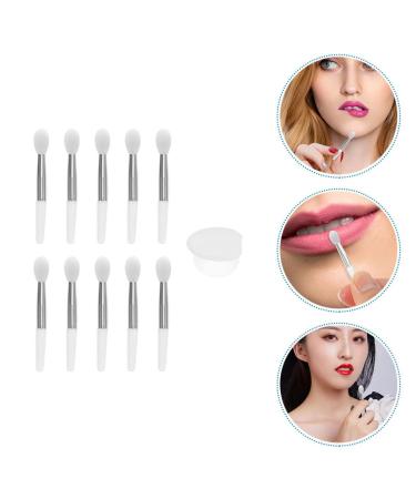 FRCOLOR Silicone Lip Brush Set - 4 Pcs Exfoliating Lip Scrub & Balm Applicator - White Lip Gloss Makeup Tools for Travel - Buy Online on GoSupps.com