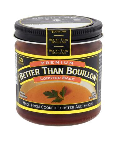 Better Than Bouillon Premium Lobster Base - 8 oz Jar | Made from Select Lobster & Spices | Makes 9.5 Quarts of Broth | 38 Servings - Buy Online on GoSupps.com