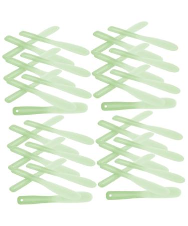 Healeved 40 Pcs Tool Stick Makeup Mixing Tools Mixer Spatula Scoops Mini Blenders Pp re-usable 20.5x3x0.6cmx4pcs Greenx4pcs