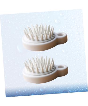 Beaupretty 6-Pack Silicone Luffa Back Scrubber & Razor Head Massager Japan White Healthcare for Scalp & Nasal Care - Buy Online on GoSupps.com