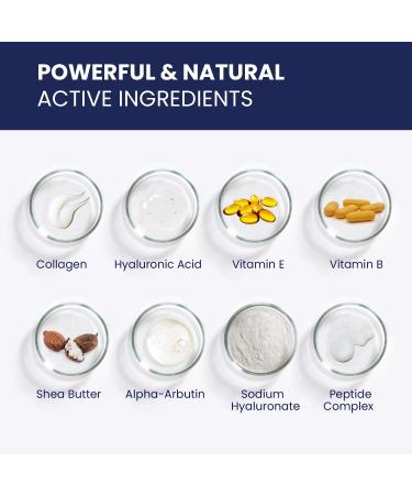 6-in-1 Face Cream for Men: Anti Aging & Wrinkle Cream for Men with Collagen Hyaluronic Acid Vitamins E & B Shea Butter - Dark Spots Remover & Eye Bags Treatment - 1.7 oz. - Buy Online on GoSupps.com