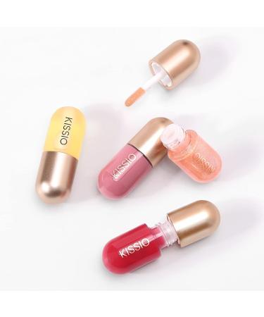 KISSIO Lip Plumper Gloss with Plant Extracts for Fuller & Hydrated Beauty Lips 5.5ml (05Dogwood) - Buy Online on GoSupps.com