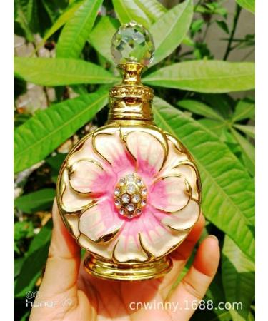 DFJOENVLDKHFE Perfume Bottle Empty Frosted Glass Essential Oil Bottle Refillable Empty Jewelry Decoration Crystal Bottle (Size : Pink) - Buy Online on GoSupps.com