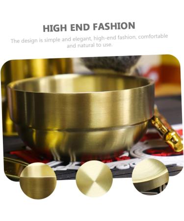 Angoily Stainless Steel Shaving Cream Bowl - 304 Marble Deep Container Tool for Men - Buy Online on GoSupps.com