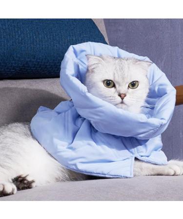 Adjustable Cat Protective Collar - Waterproof Postoperative Cone for Kittens & Cats | Leak Protection & Comfort - Buy Online on GoSupps.com