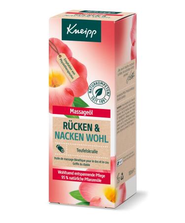 Kneipp High-Quality Massage Oil with Devil Claw Extract Shea Butter & Vitamin E - 100g (1 Pack) - International Shipping Available - Buy Online on GoSupps.com