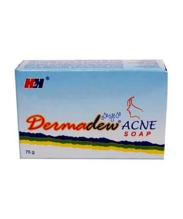 DermaDew Acne Soap By HH Lab (Acne Treatment & Bright Skin) 75 gm Spot Black