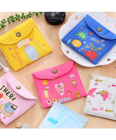 Cabilock 3pcs Sanitary Napkins Bag Menstrual Cup Pouch Nursing Pad Holder - Multi-purpose Organizer for Women and Girls - Buy Online on GoSupps.com