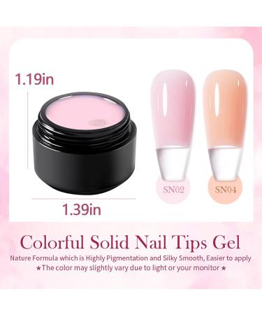 U-shinein 2x10ml Pink Nail Glue Gel for Press-On & Acrylic Nails | Solid Gel Polish & Nail Art Adhesive - Buy Online on GoSupps.com
