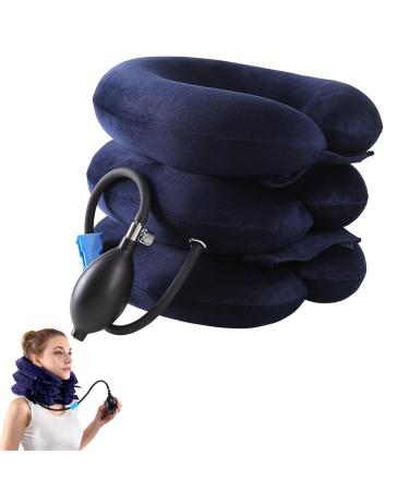 Neck massage device cervical traction neck cervical traction neck pull device adjustable head and neck stretcher adjustable head and neck stretcher black 3