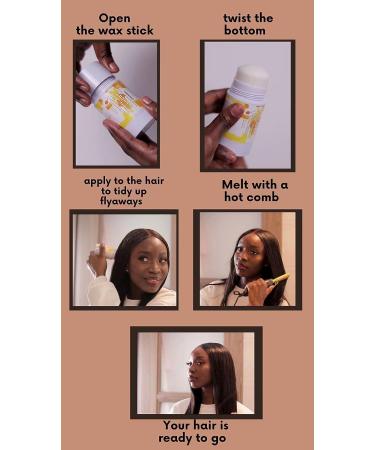 ARHGOAT Hair Wax Stick 2.7oz - Long-Lasting Hardness and High Shine with Beeswax and Olive Oil - Natural Formula for Women - Buy Online on GoSupps.com