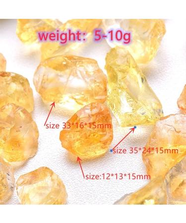 Natural Crystal Rough 20/50G Natural Raw Yellow Citrine Quartz Crystal Rough Stone Specimen Crystal Love Natural Stones and Minerals Fish Tank Gift Ornaments (Color : Citrine Size : 50g) 50g Citrine - Buy Online on GoSupps.com