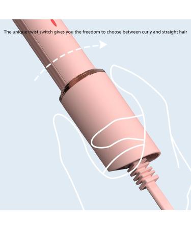 Mini Dual Deluxe Add Curls and Waves or Straighten Multifunctional Small Curling Iron Hair Care with Easy to Use Twist Disc. Travel Portable Fits Most Hair Types (US Plug 110V) - Buy Online on GoSupps.com