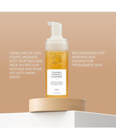 OFRA Vitamin C Cleanser | Brightening Vitamin C Cleanser for Radiant and Refreshed Skin | Daily Face Wash and Gentle for All Skin Types | Boosts Glow and Clarity | 8 oz/240 ml - Buy Online on GoSupps.com