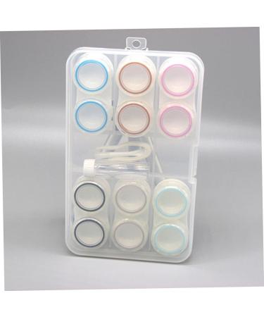 Partykindom 6-Pack Contact Lens Containers | Durable & Compact Lens Holders for Safe Storage - Buy Online on GoSupps.com