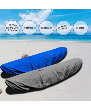 Waterproof Kayak Canoe Cover | UV Protection Shield for 9.3-10.5ft Kayak | Gray (Upgraded) Dust Cover | 7 Sizes Available - Buy Online on GoSupps.com