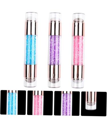 FOMIYES 3pcs Double Head Nail Template Nail Silicone Stamper Jelly Stamper for Nails Nail Jelly Stamper Manicure Supplies Rubber Nail Stamper Manicure Stamp Manicure Pen Nail Stamper Kit - Buy Online on GoSupps.com