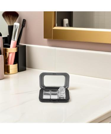 FOMIYES Palette de Maquillage Magn tique DIY Petite 3 Compartiments Couvercle Transparent et Plaque de Compression pour Fards Paupi res et Blush Organisateur Portable pour Coffret - Buy Online on GoSupps.com